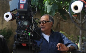 Abbas Kiarostami on the of Like Someone in Love. Image courtesy of IFC Films.